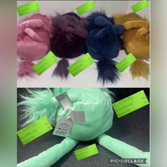 LAST SET! BNWT Jellycat Monster Set of 5 Cosmos, Jinx, Gibbles, Luda, Zeke! - Picture 8 of 15